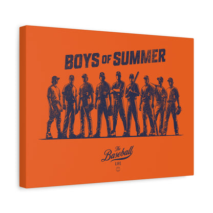Boys of Summer Wall Art Canvas_Orange