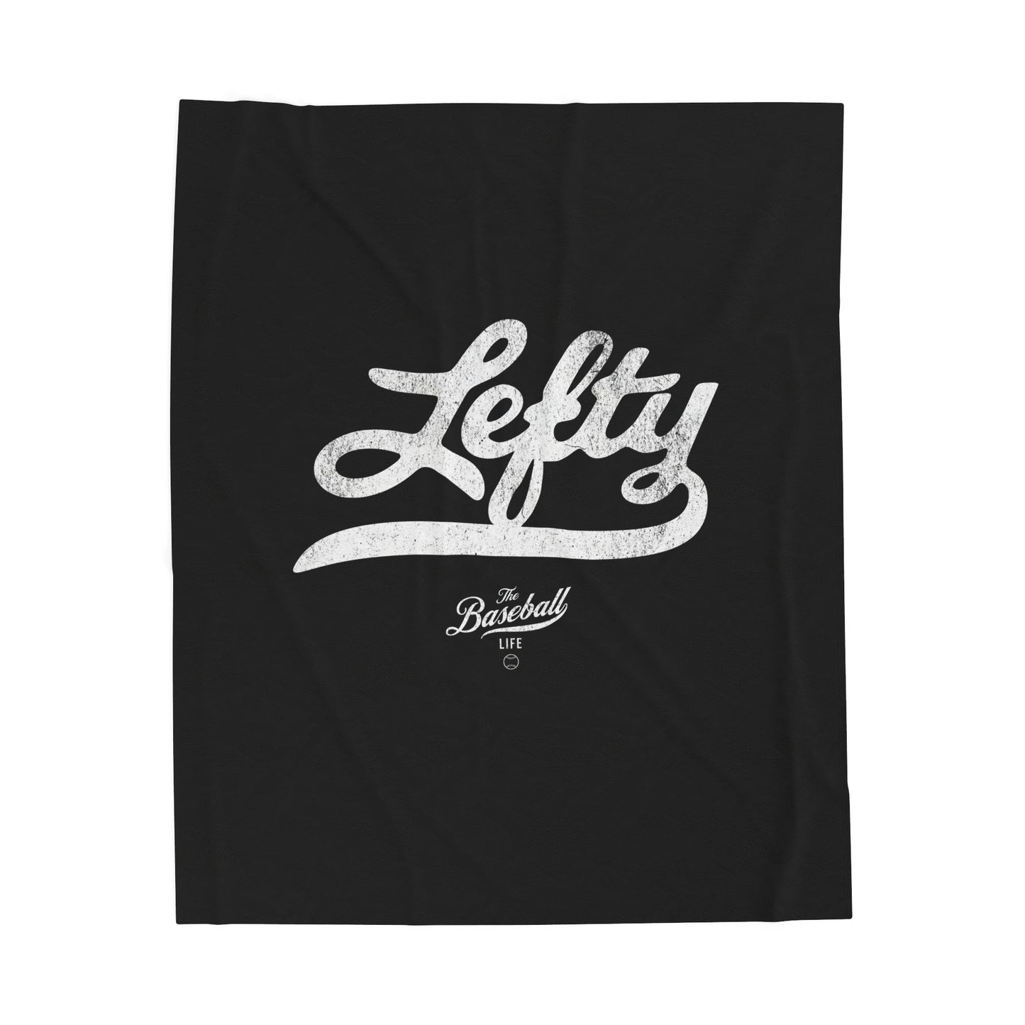 Velveteen Plush Blanket_Lefty_Black