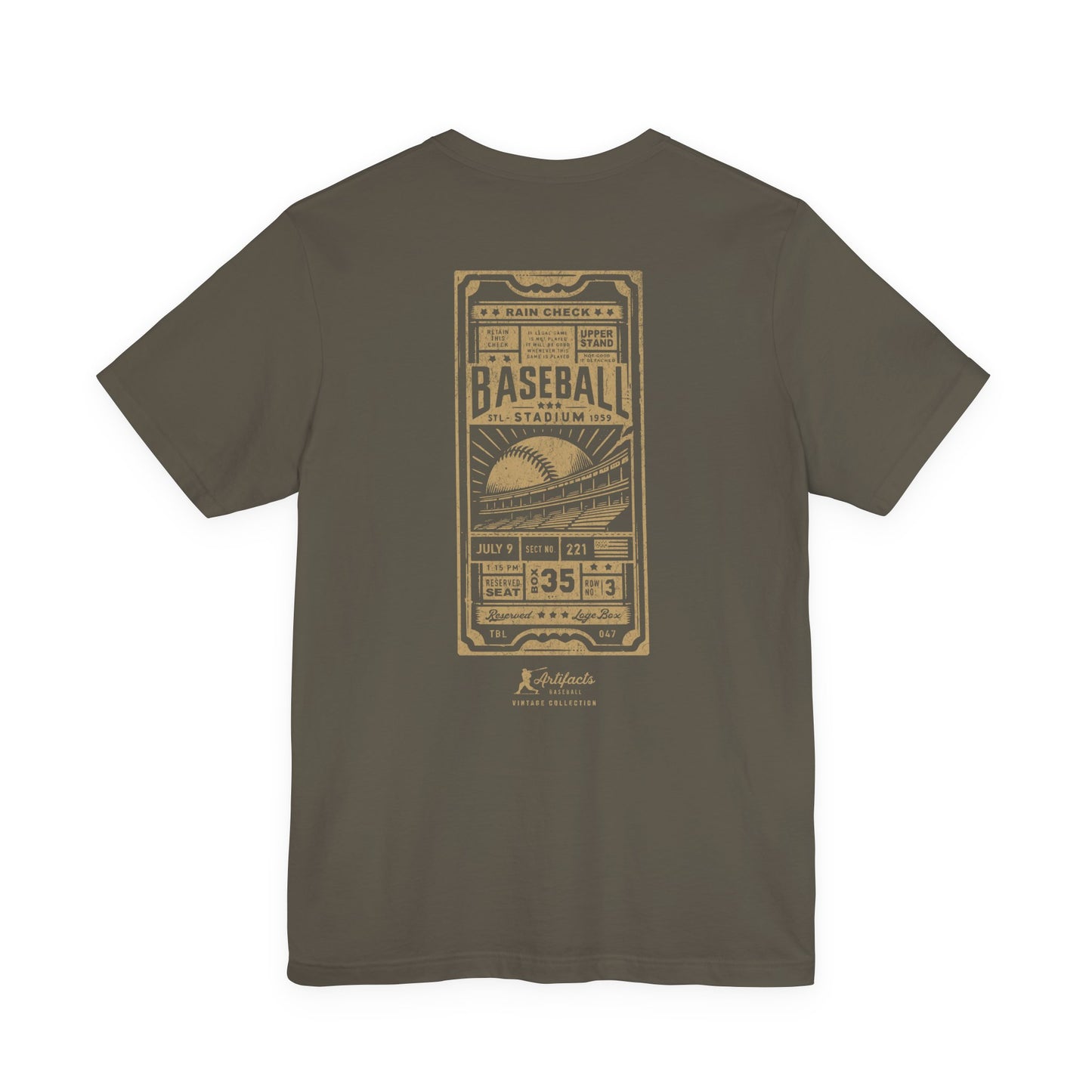 Box Seat Ticket Baseball T-Shirt