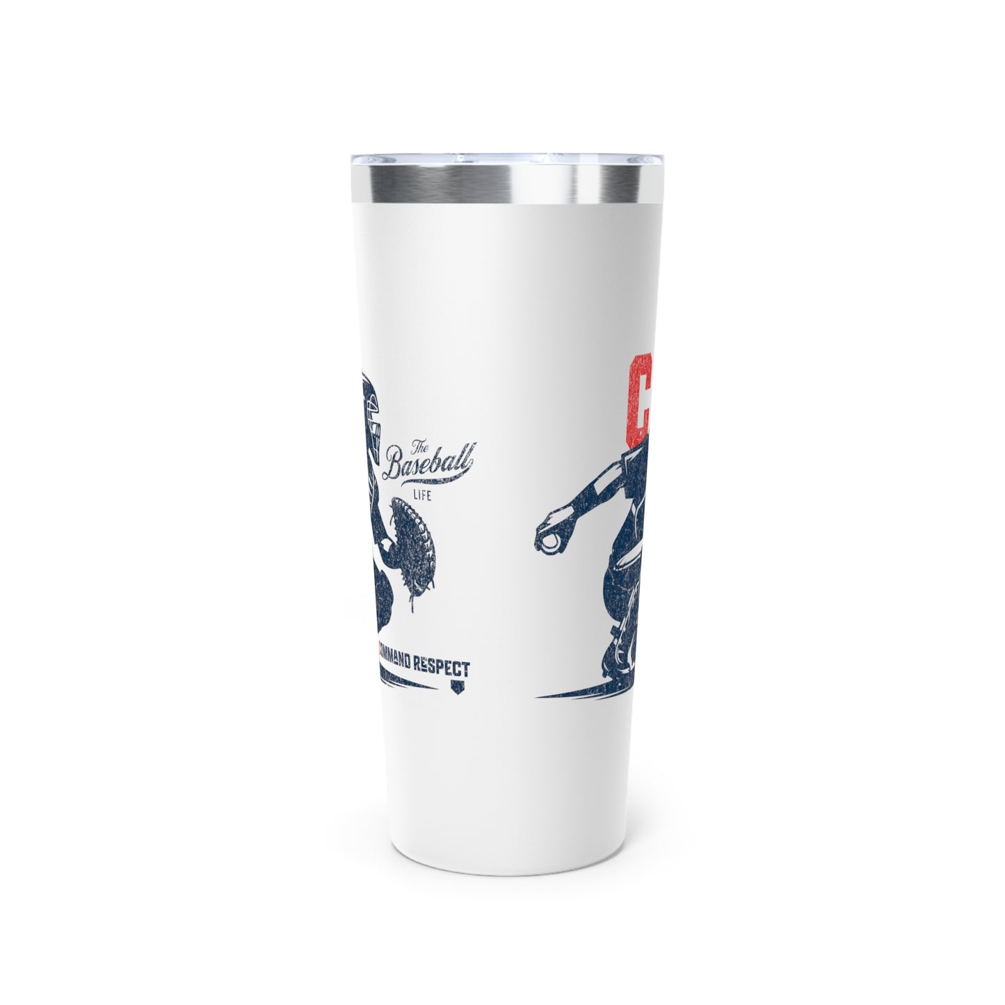 22oz Insulated Travel Tumbler_Catcher Command Respect