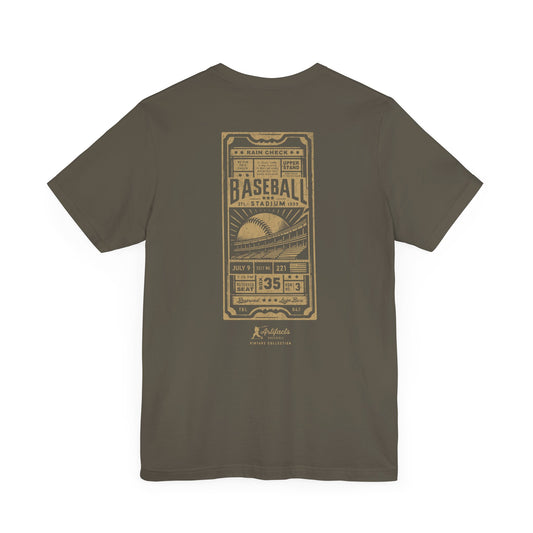 Box Seat Ticket_Artifacts Baseball Collection T-Shirt