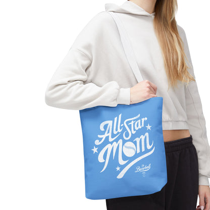 All-Star Mom Tote Bag_Carolina Blue