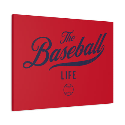 Wall Art Canvas_Red w Navy