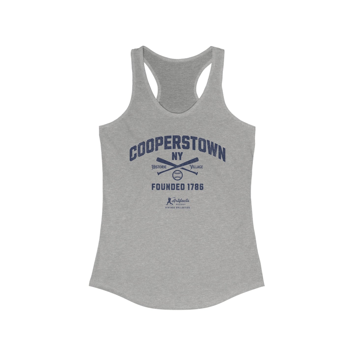 Cooperstown NY_Artifacts Baseball Collection Racerback Tank