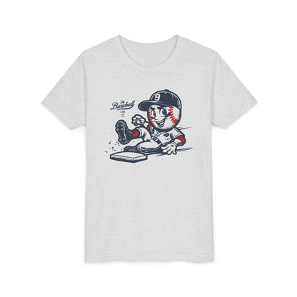 Youth Mr. Baseball Mascot Sliding T-Shirt