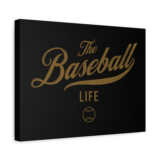 Wall Art Canvas_Black w Old Gold