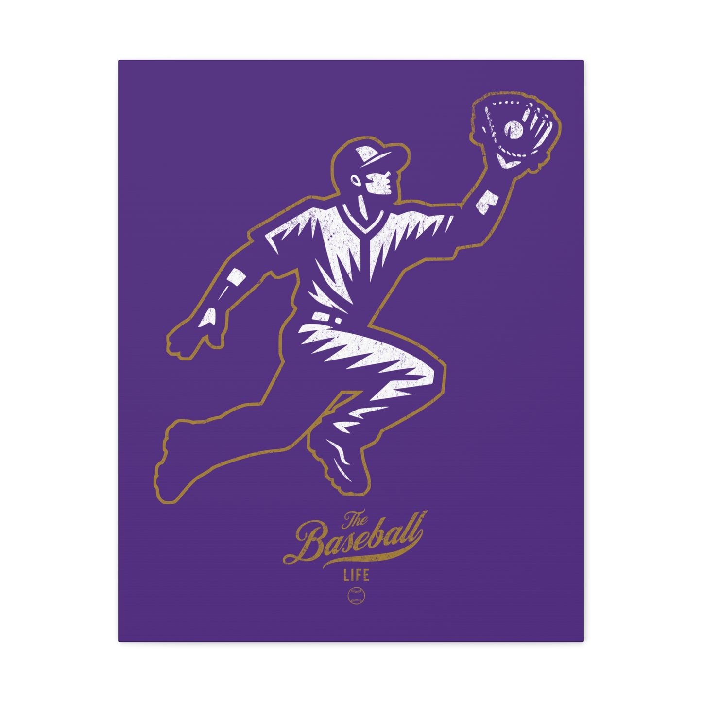 Player Icon Wall Art Canvas_Purple