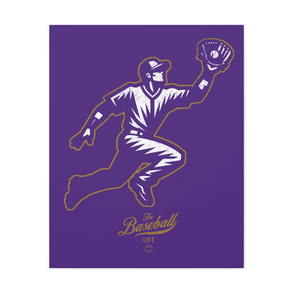 Player Icon Wall Art Canvas_Purple