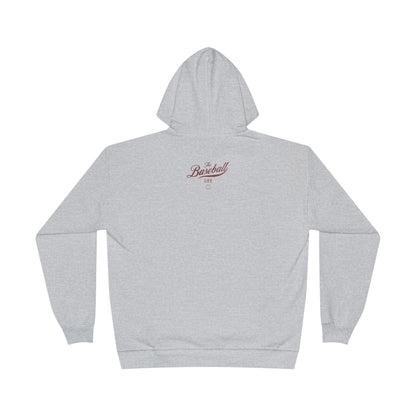 The Baseball Life Hoodie w/Grommets_Maroon Print