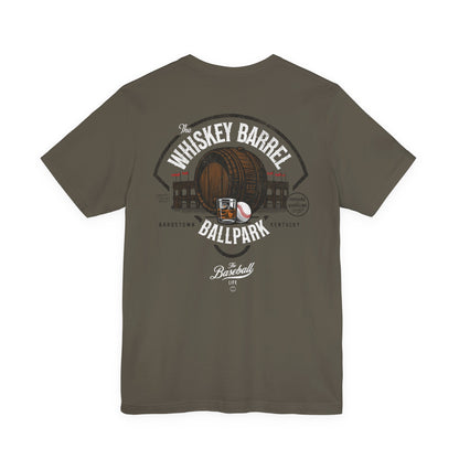Whiskey Barrel Ballpark Baseball T-Shirt