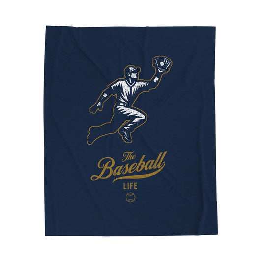 Velveteen Plush Blanket_Player Icon_Navy