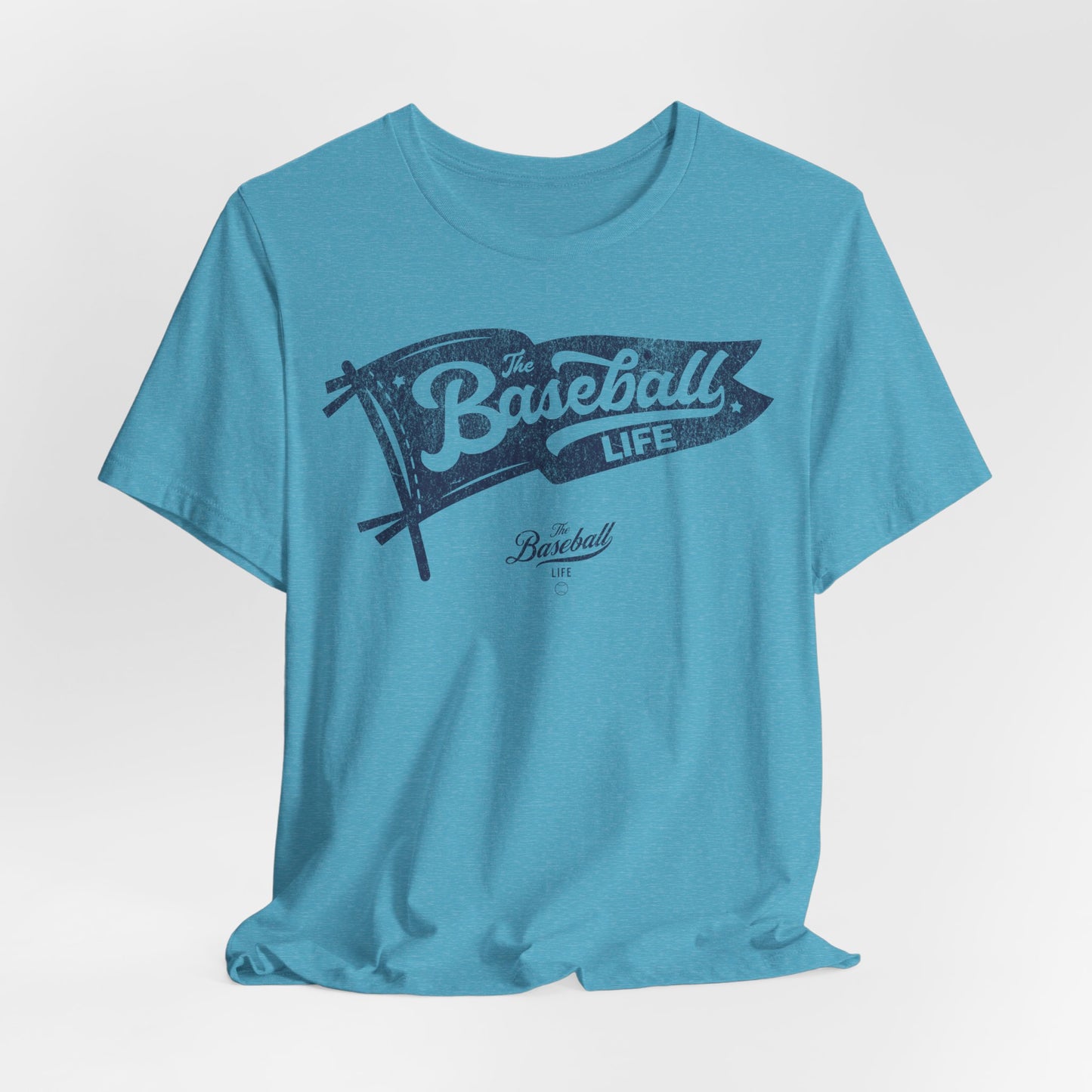 Classic Pennant_Navy Print T-Shirt