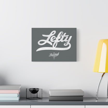 Lefty Wall Art Canvas_Dark Gray