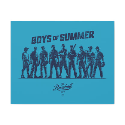 Boys of Summer Wall Art Canvas_Aqua