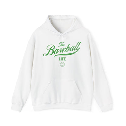 The Baseball Life Hoodie_Green Print