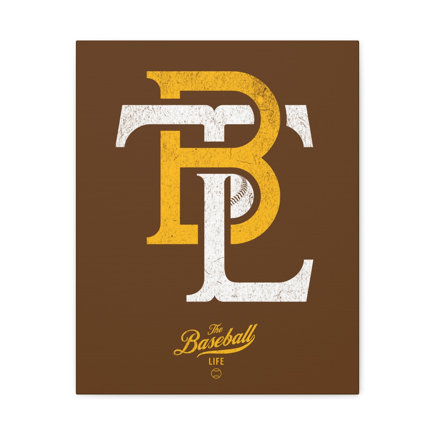 TBL Insignia Wall Art Canvas_Dirt Brown