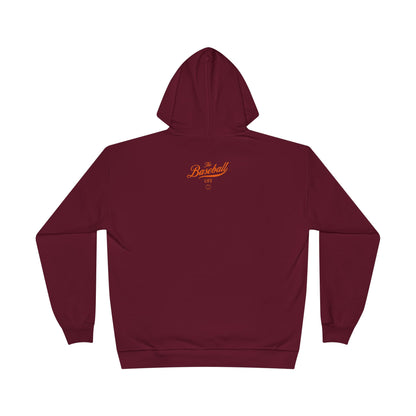 The Baseball Life Hoodie w/Grommets_Orange Print