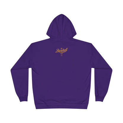 The Baseball Life Hoodie w/Grommets_Yellow Gold Print