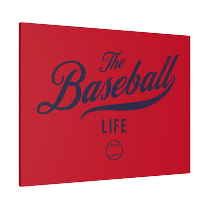 Wall Art Canvas_Red w Navy