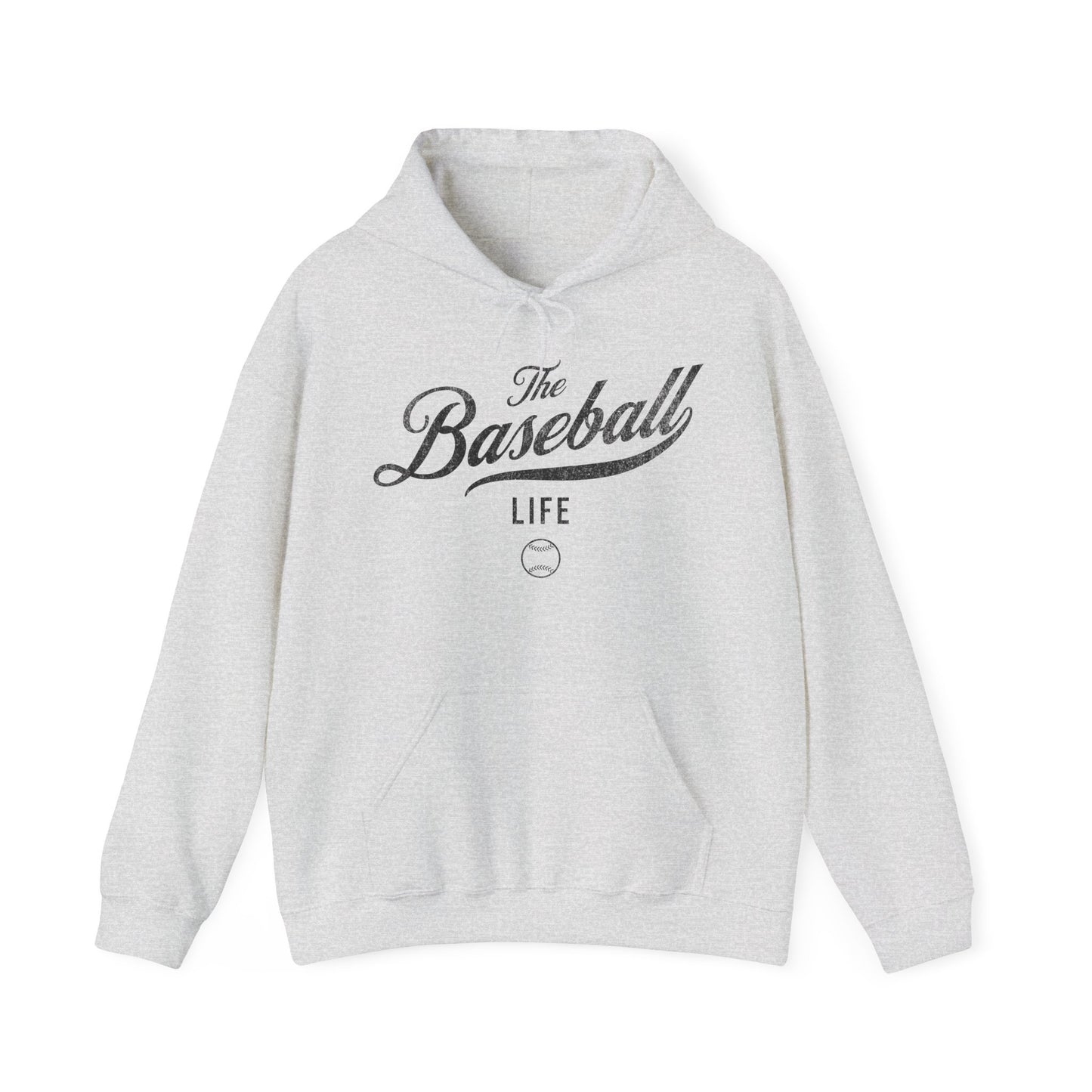 The Baseball Life Hoodie_Black Print