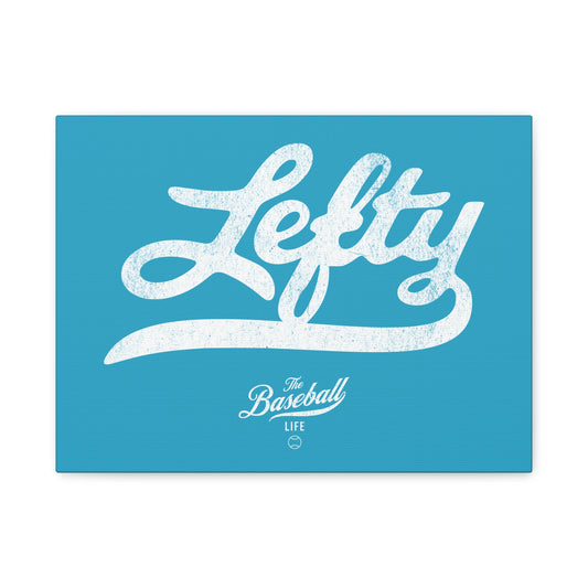 Lefty Wall Art Canvas_Turquoise