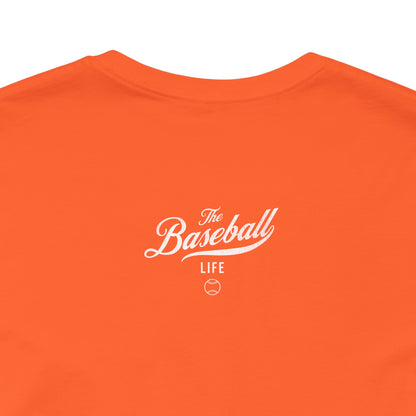The Baseball Life Classic Script T-Shirt_White Print