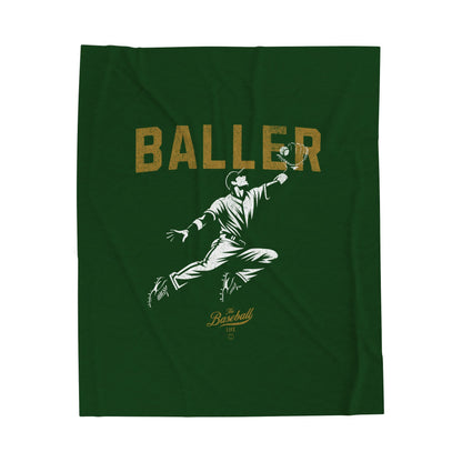 Velveteen Plush Blanket_Baller_Forest