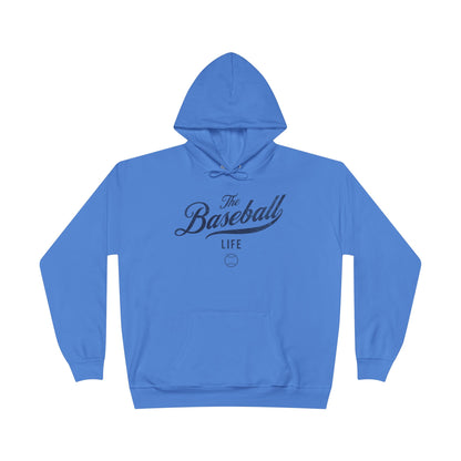 The Baseball Life Hoodie w/Grommets_Navy Print
