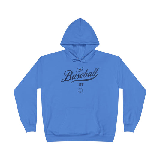 The Baseball Life Hoodie w/Grommets_Navy Print