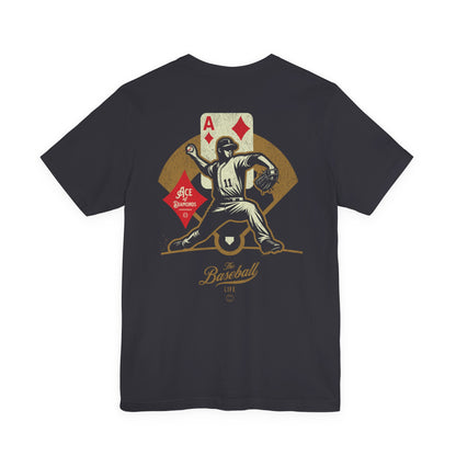 Ace of Diamonds Baseball T-Shirt