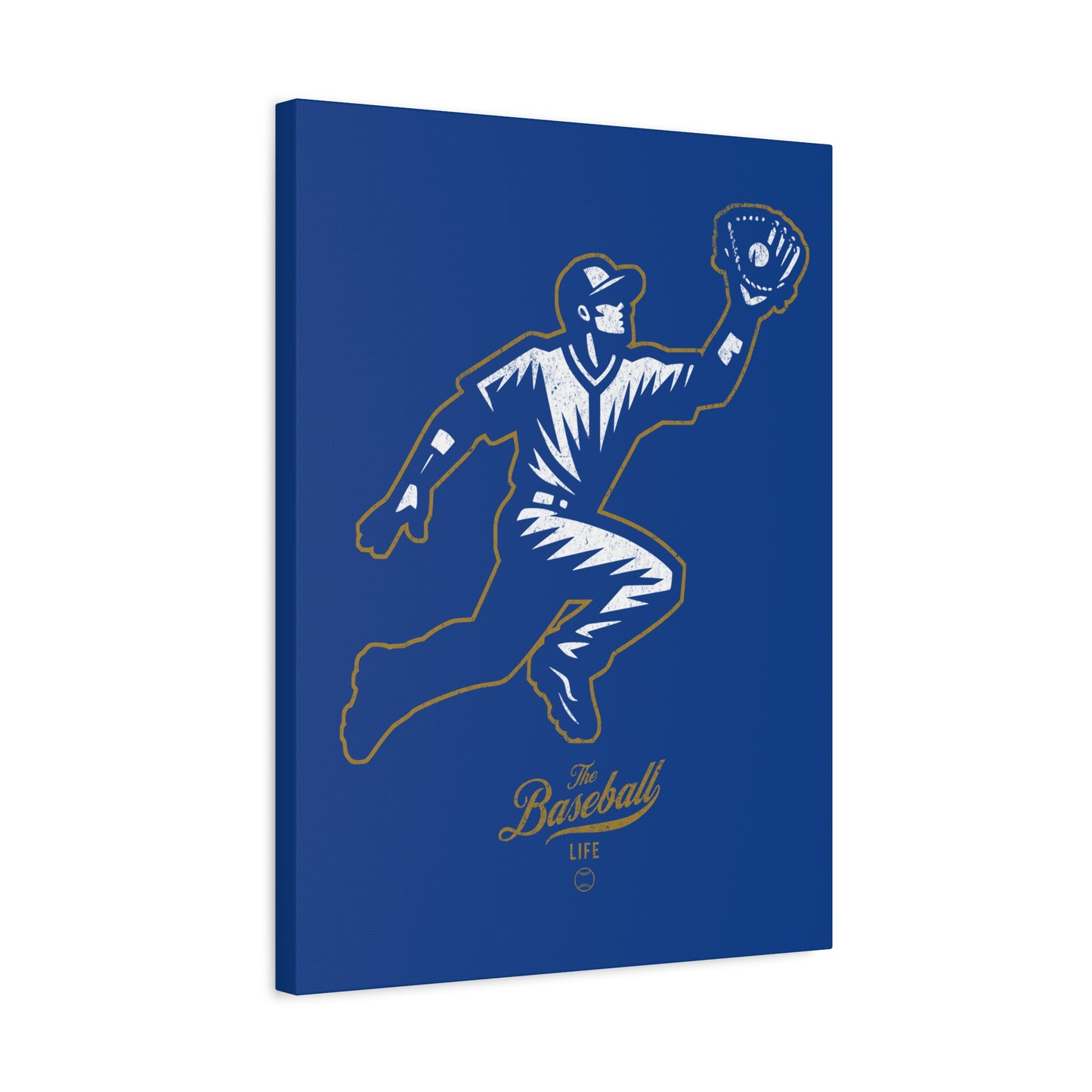 Player Icon Wall Art Canvas_Royal Blue