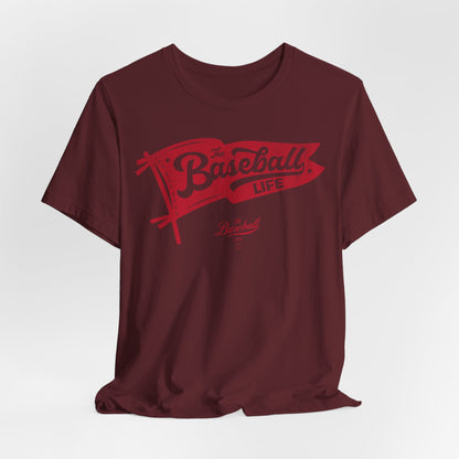 Classic Pennant_Red Print T-Shirt