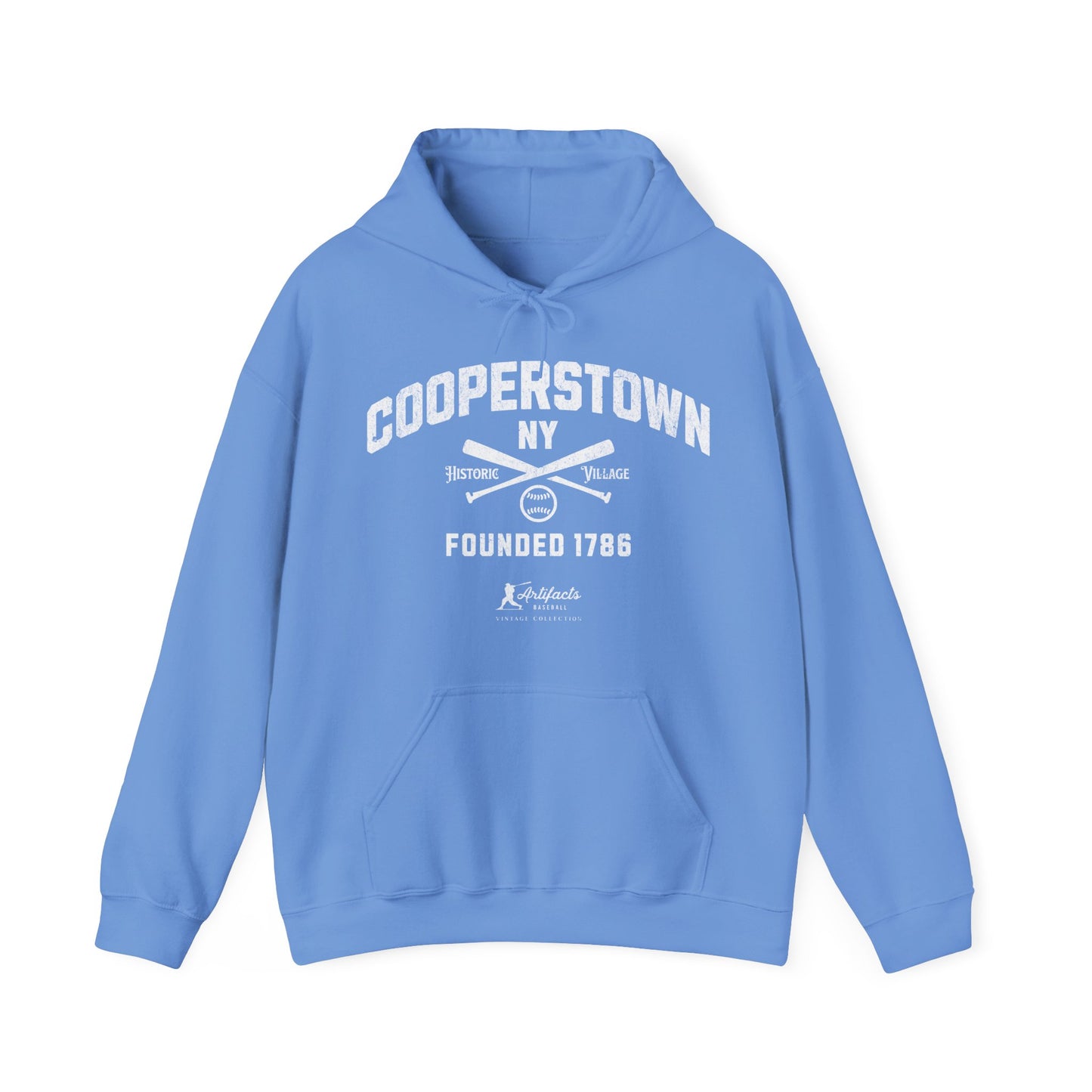 Cooperstown, NY Hoodie - White Print
