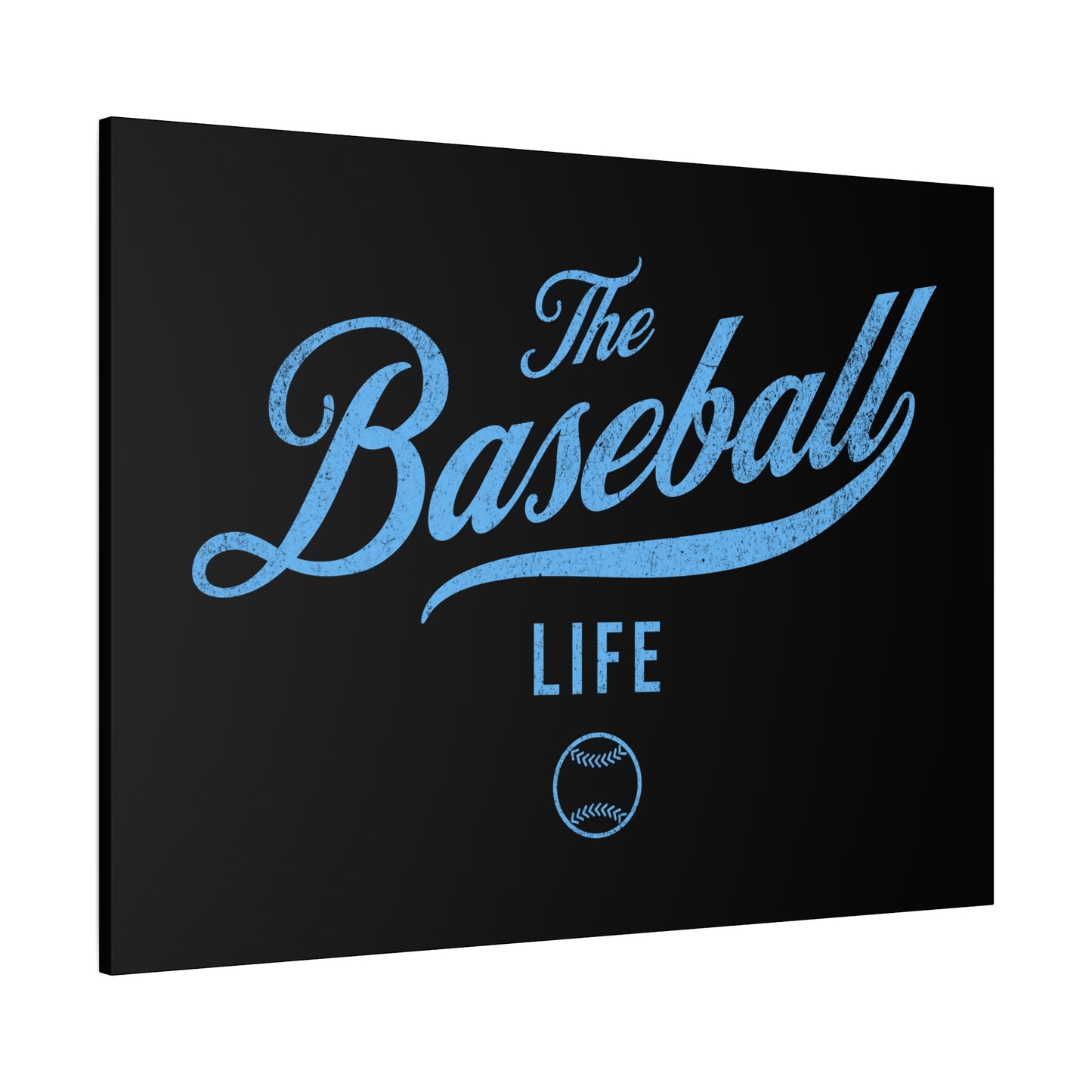 Wall Art Canvas_Black w Carolina Blue