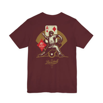 Ace of Diamonds Baseball T-Shirt