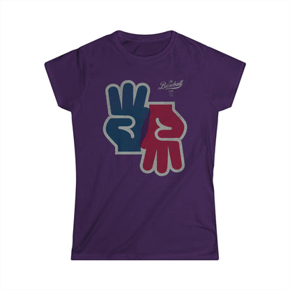 Women's 3-Up 3-Down Baseball T-Shirt