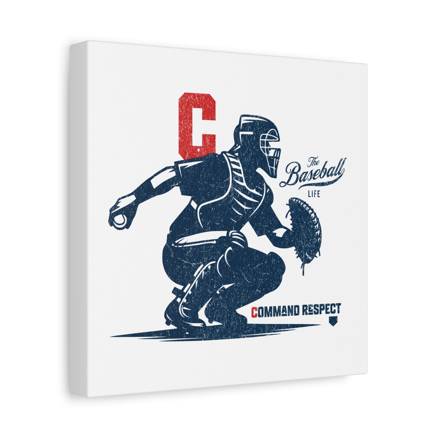 Catcher_Command Respect Wall Art Canvas_White