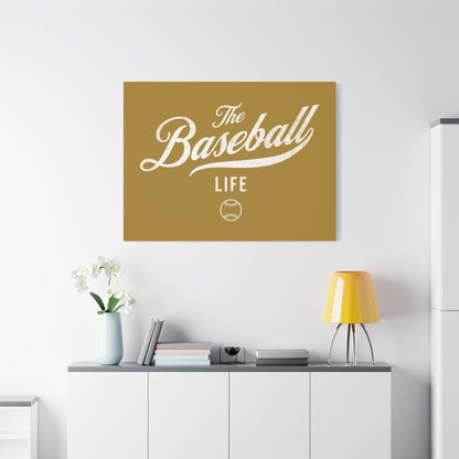 Wall Art Canvas_Old Gold w White