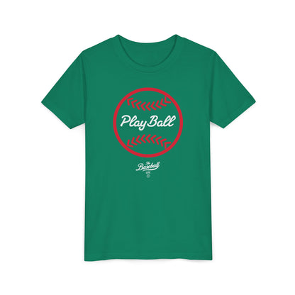 Youth Play Ball Graphic Baseball T-Shirt