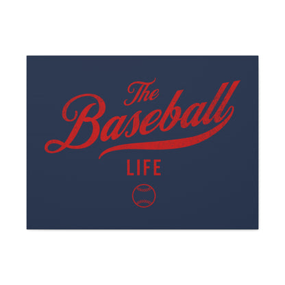 Wall Art Canvas_Navy w Red