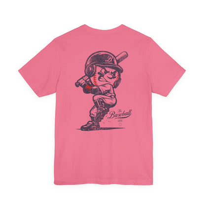 Mr. Baseball Mascot Batting T-Shirt