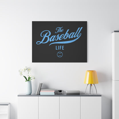 Wall Art Canvas_Black w Carolina Blue