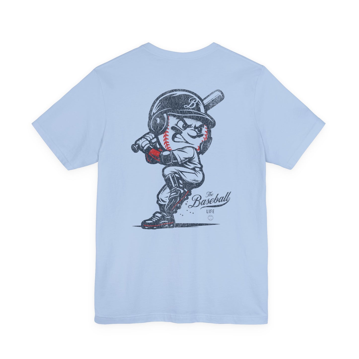 Mr. Baseball Mascot Batting T-Shirt