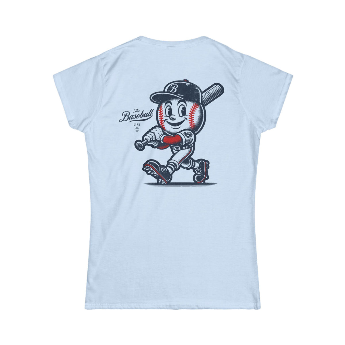 Mr. Baseball Mascot Batter Up Women's T-Shirt