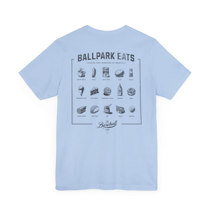 Ballpark Eats_Feeding the Language of Baseball T-Shirt