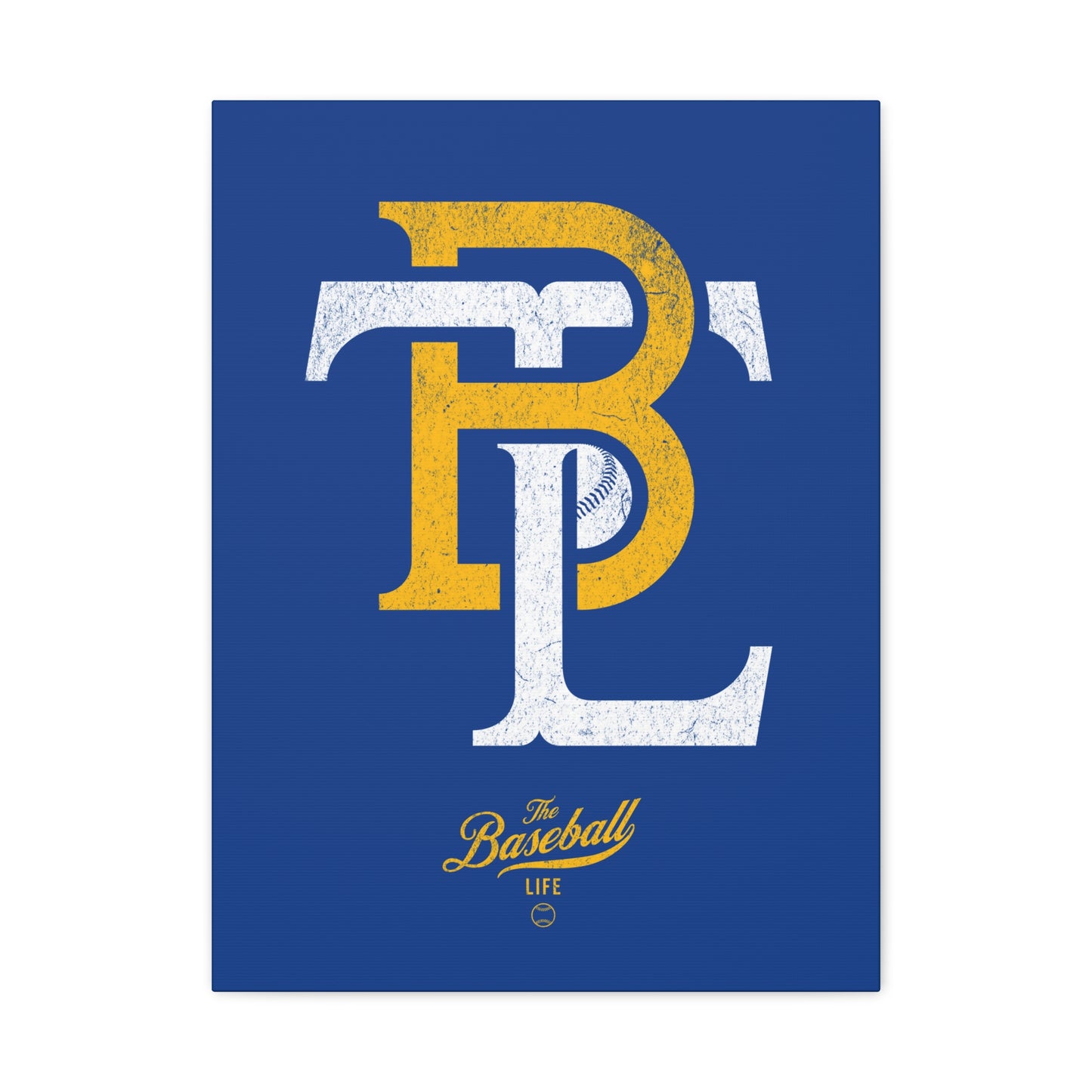 TBL Insignia Wall Art Canvas_Royal Blue