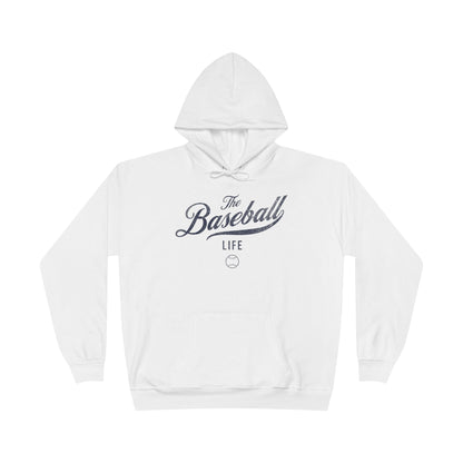 The Baseball Life Hoodie w/Grommets_Navy Print