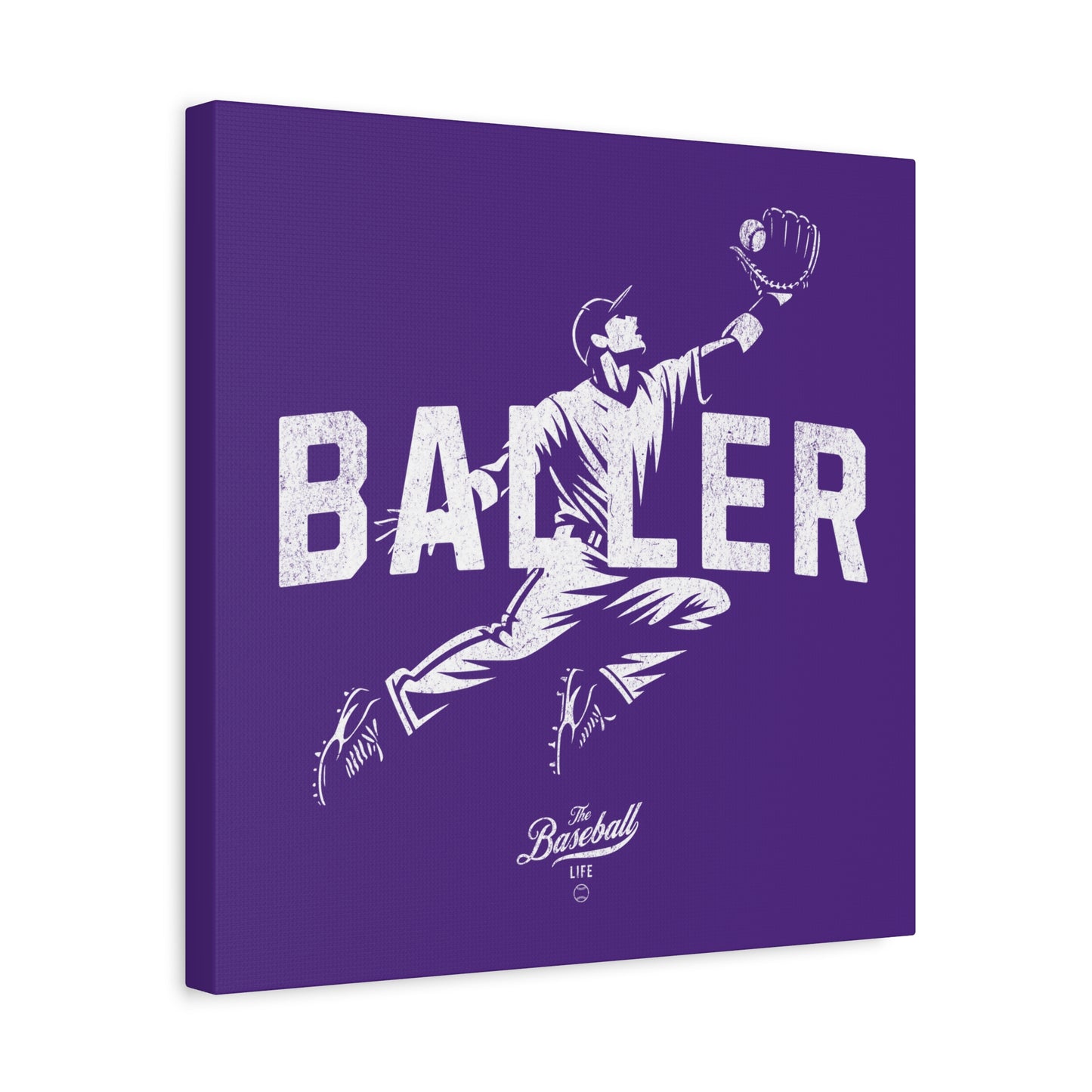 Baller Wall Art Canvas_Purple