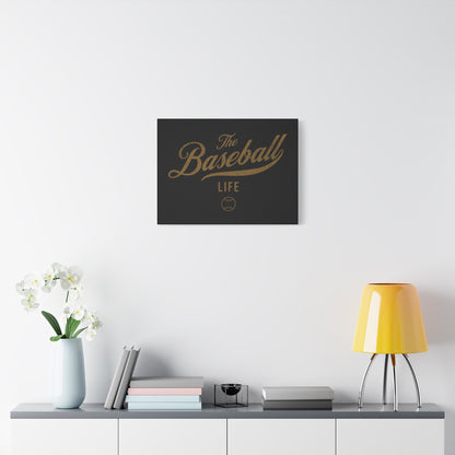 Wall Art Canvas_Black w Old Gold