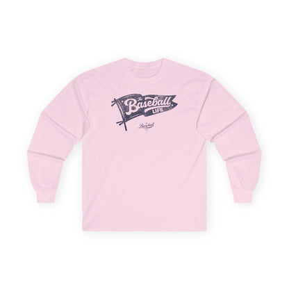 Classic Pennant_Navy Print Long-Sleeve